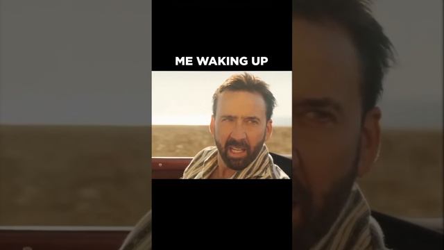 Waking up Every Morning and you see a Dog #shorts #meme #nicolascage #pedropascal #dog