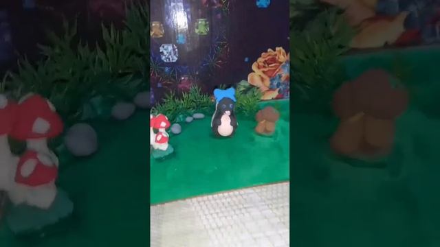 Зайчик из лёгкого пластилина! Подпишись! смотреть онлайн