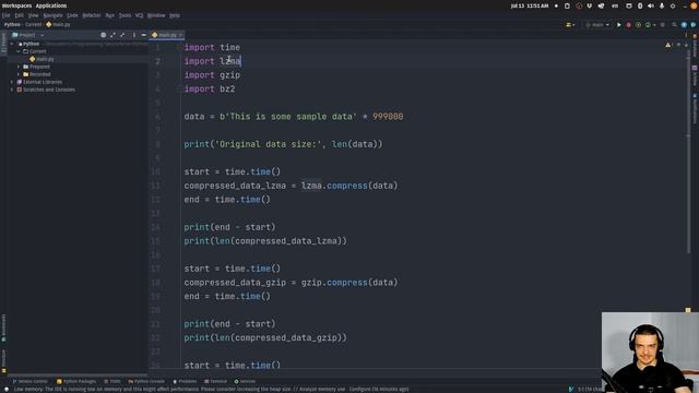 Data Compression Algorithms in Python смотреть онлайн