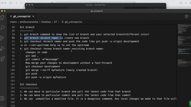 Git branch and Git checkout смотреть онлайн