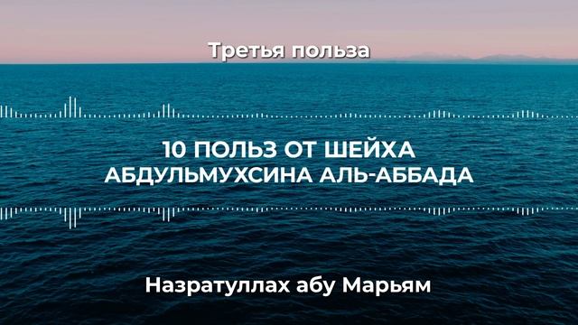 3. Десять польз от Шейха АбдульМухсина аль-Аббада. Назратуллах абу Марьям