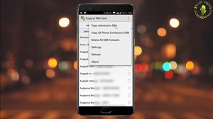 Как очистить Сим карту и копировать на неё контакты