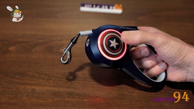 Поводок рулетка для собак Marvel