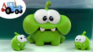 СИНИЙ ТРАКТОР и АмНям - Поиграйка развивайка for KIDS - FUNNY PLAY with Om Nom and CARS