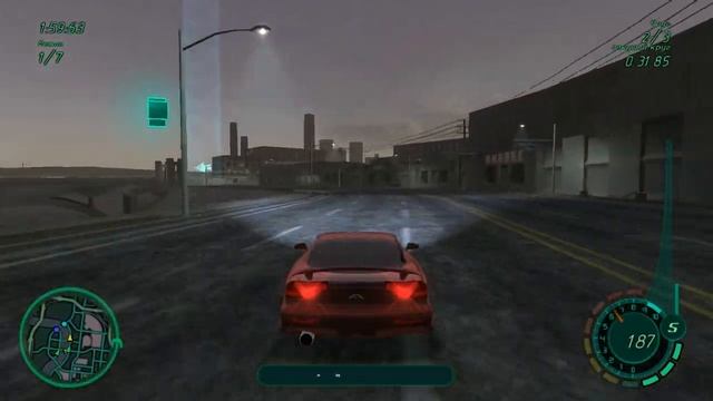 Midnight Club II (PC, 2003) Гонка 18 Лос-Анджелес Круговая 2 Вдоль реки (Монструо)