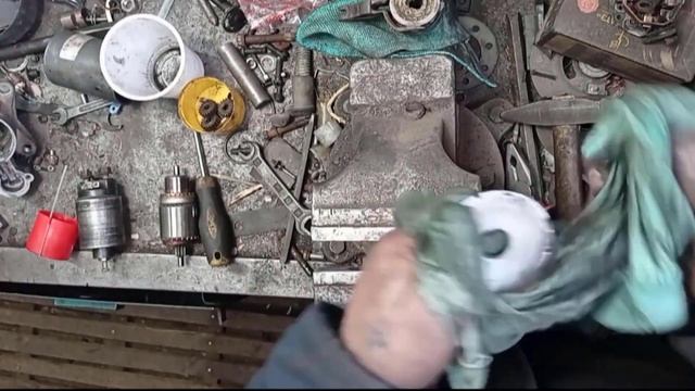 Ремонт стартера MAZDA 626. 1 часть... смотреть онлайн