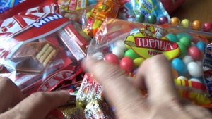 a lot of candy refrigerator full of sweets 2