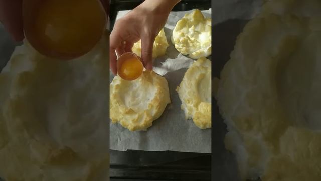 Самый красивый завтрак из яиц!#завтракизяиц#вкусняшка#яйцаназавтрак