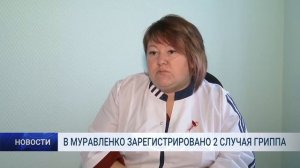 В МУРАВЛЕНКО ЗАРЕГИСТРИРОВАНО 2 СЛУЧАЯ ГРИППА