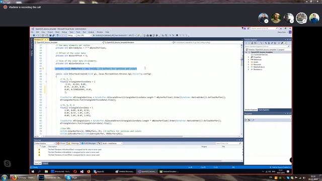 C# Xamarin Android Lesson 7 - OpenGL ES 2.0 cullface and VBO смотреть онлайн