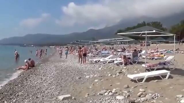 Отдых в Турции. Пляж в Бельдиби