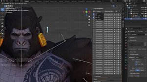 07_16 Skinning extra bones (timelapse)剥皮多余的骨骼（延时）