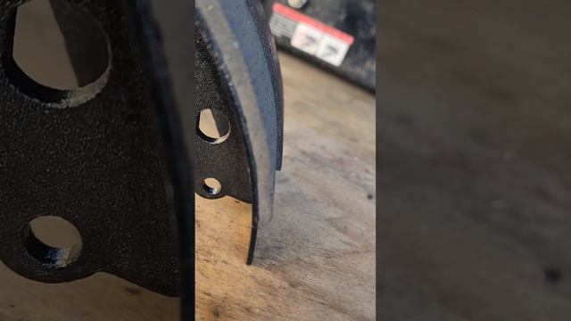 brake shoes are different.