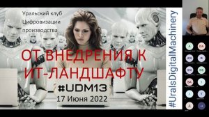 #UDM13 01 —  ОТ ВНЕДРЕНИЯ К ИТ-ЛАНДШАФТУ — Вступление, Игорь Третьяков