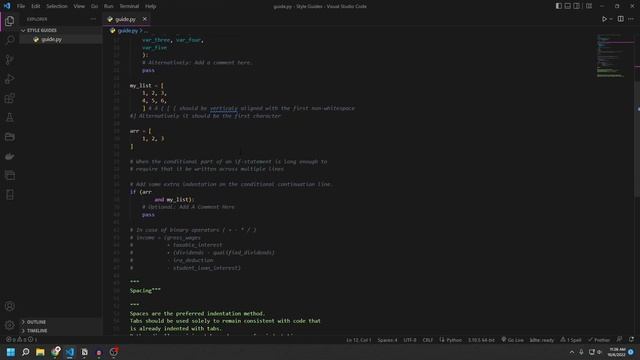 Python BEST Practices! PEP 8 Style Guide