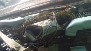 Freightliner. Замена отопителя салона. Часть 1. Разборка панели.