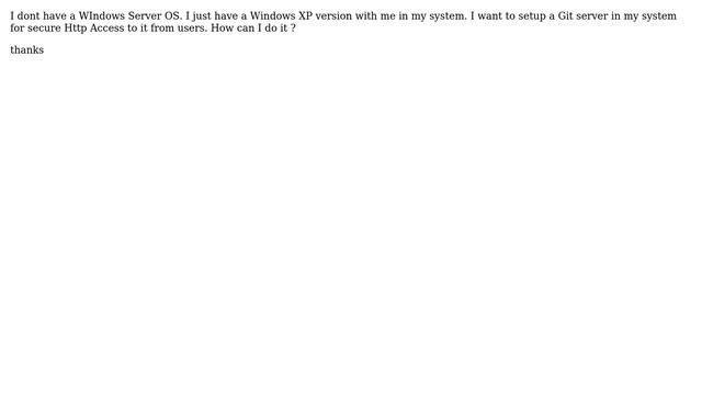 DevOps & SysAdmins: How to setup git server on WIndows XP for Http Access? смотреть онлайн