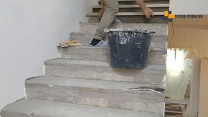 Купить ступени для лестницы из керамогранита