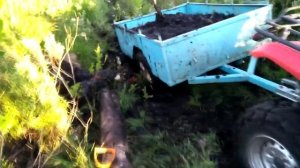 Квадроцикл CFMOTO 500 с прицепом