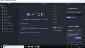 Atom Text Editor download karna aur kuch basic setting karna 2019