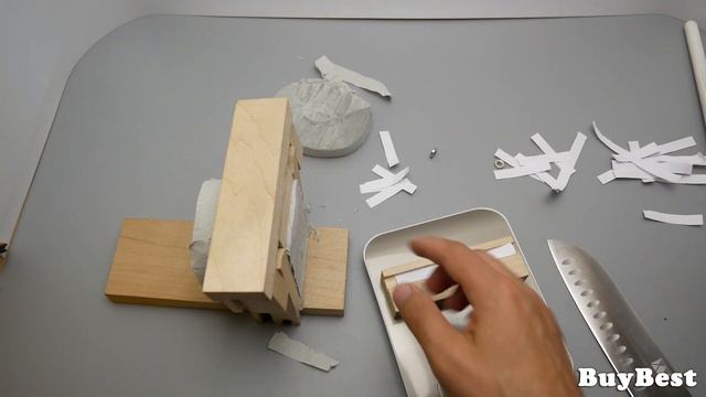 ТЕСТ УГЛА ЗАТОЧКИ для кухонных ножей - 35 градусов после правки МУСАТОМ с Алиэкспресс. смотреть онлайн