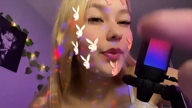 АСМР💦💗МАКИЯЖ СЛЮНКОЙ НА 14 февраля (звуки рта , липкие и влажные) 💦😋