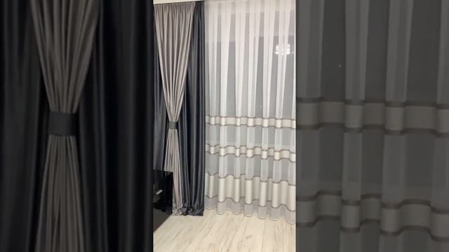 Льняной тюль в полоску с нежным блеском зал/гостиную или спальню. Цвет: Серый с коричневым смотреть онлайн