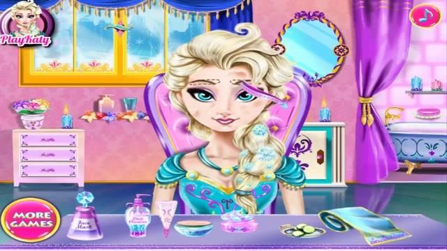 Игра Холодное Сердце: Преображение королевы Эльзы |Frozen:ELSA TOTAL MAKEOVER. New Game смотреть онлайн