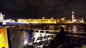 Санкт Петербург. Ночная прогулка на теплоходе, разведение мостов, 30.07.2021