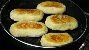 Любимые жареные пирожки на кефире с картошкой. Можно жарить без масла