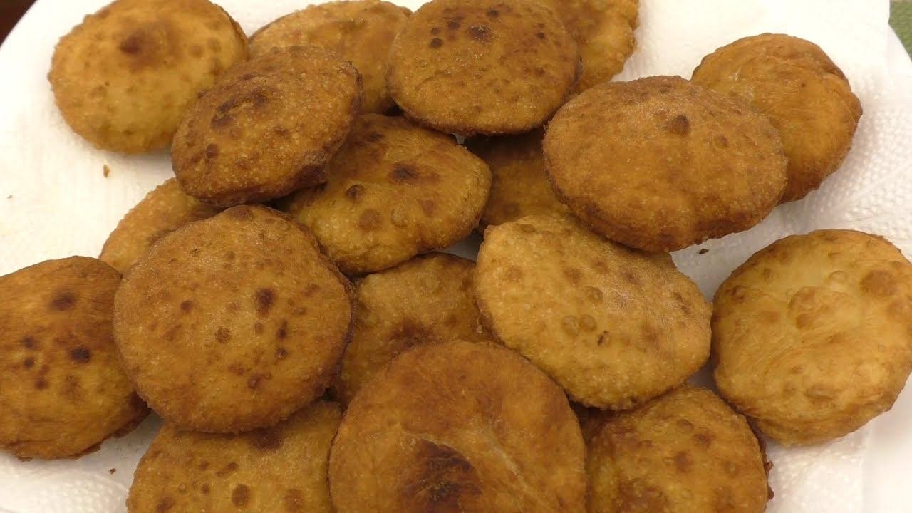Лепёшки на кефире. В рецепте нет сахара.