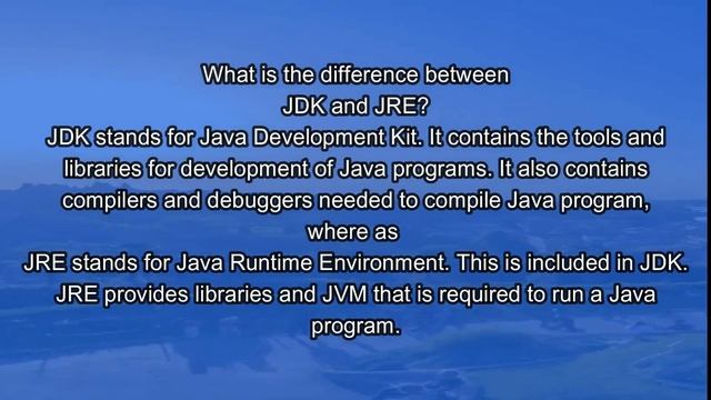 What is the difference between JDK and JRE | Top 1000 Question On Java смотреть онлайн