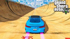 СПУСК БЕЗ ТОРМОЗОВ ЭКСПЕРИМЕНТ В ГТА 5 МОДЫ! ОБЗОР МОДА В GTA 5! #SHORTS ИГРЫ ГТА ВИДЕО MODS