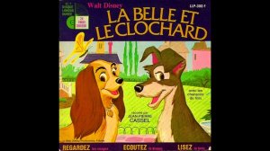 LA BELLE ET LE CLOCHARD (Livre-Disque, Disneyland)