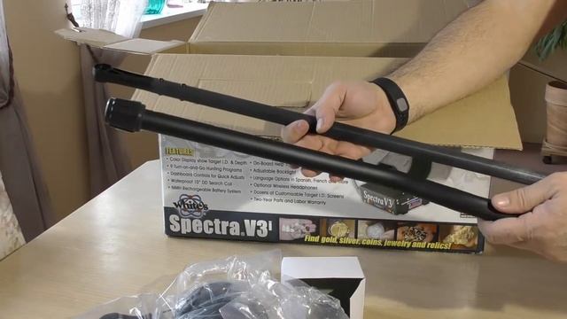 металлодетектор Whites Spectra V 3i распаковка