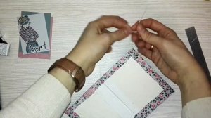 Мастер-класс по созданию текстильной обложки обложки для паспорта. Скрапбукинг