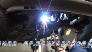 Замена гофры на Opel Zafira