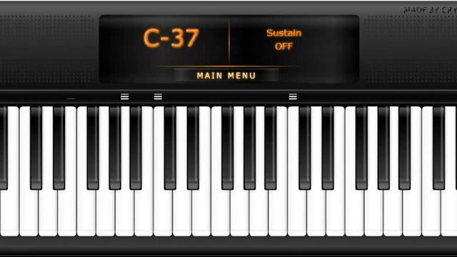 Virtual Piano - виртуальное пианино онлайн на клавиатуре смотреть онлайн