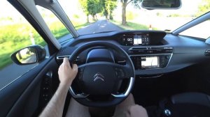 Citroen C4 Picasso 1.6 BlueHDI 120 HP 4K | POV Test Drive #068 Joe Black