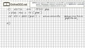 Задание №1078 - Математика 5 класс (Мерзляк А.Г., Полонский В.Б., Якир М.С)