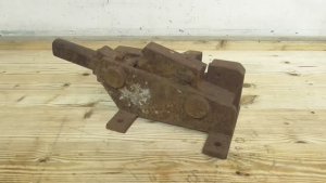 Rusty Jammed Rebar Cutter
