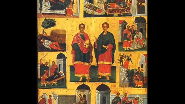 Тропарь святых бессребреников