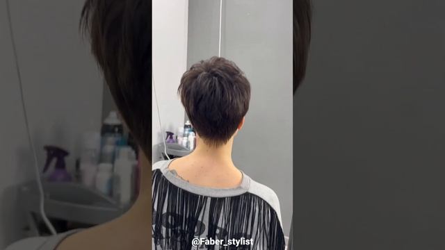 Короткая стрижка Ольга? #colorhair #cut #haircut #pixicut #пиксимосква #короткиестрижки