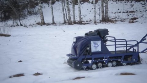 Почему мотобуксировщик не едет в глубоком снегу