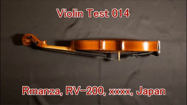 Violin Test 014 Romanza, RV-200, xxxx, Japan смотреть онлайн