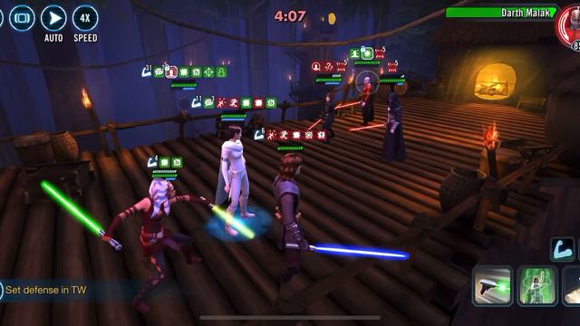 Relic Padme vs Relic Malak SWGOH смотреть онлайн