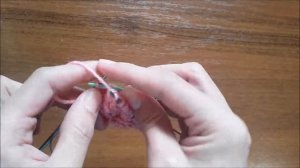 Уроки вязания спицами. Косы из 4-х петель по кругу.