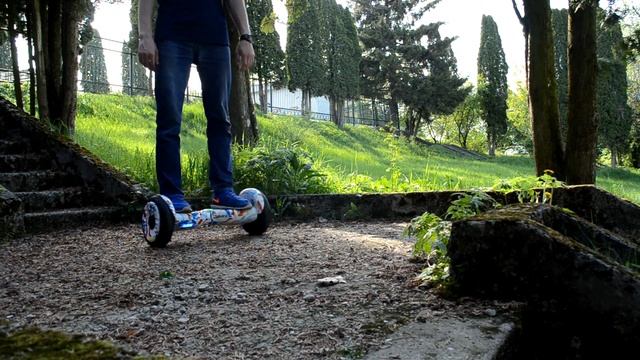 Гироскутер белый граффити Smart Balance 10.5 New Premium APP | Мастер смотреть онлайн