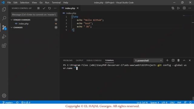VS Code + GITHUB | Comment utiliser VScode avec GITHUB | Problème de user.name et user.email смотреть онлайн