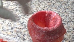 Роза из салями просто Salami rose